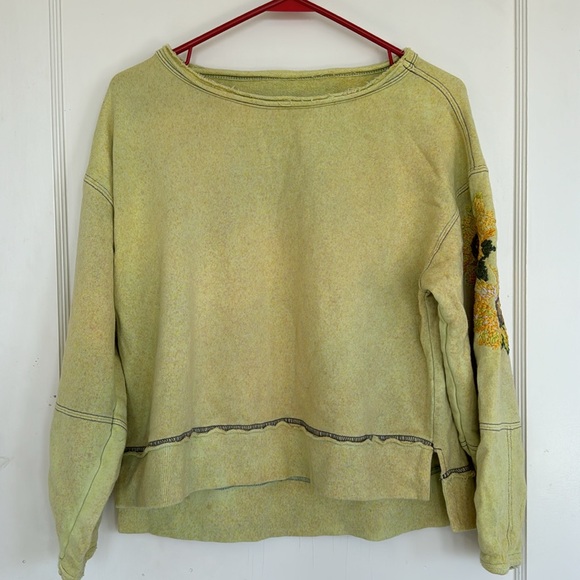Daily Practice by Anthropologie Azalea Tie-dye crewneck sweater - Picture 4 of 7